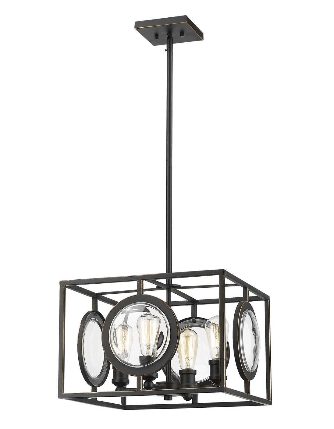 Z-Lite - 448-16OB - Four Light Pendant - Port - Olde Bronze