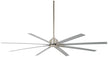 Minka Aire - F896-84-BNW - 84"Outdoor Ceiling Fan - Xtreme H2O 84" - Brushed Nickel Wet