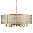 Golden - 1993-8 PG - Eight Light Chandelier - Joia PG - Peruvian Gold