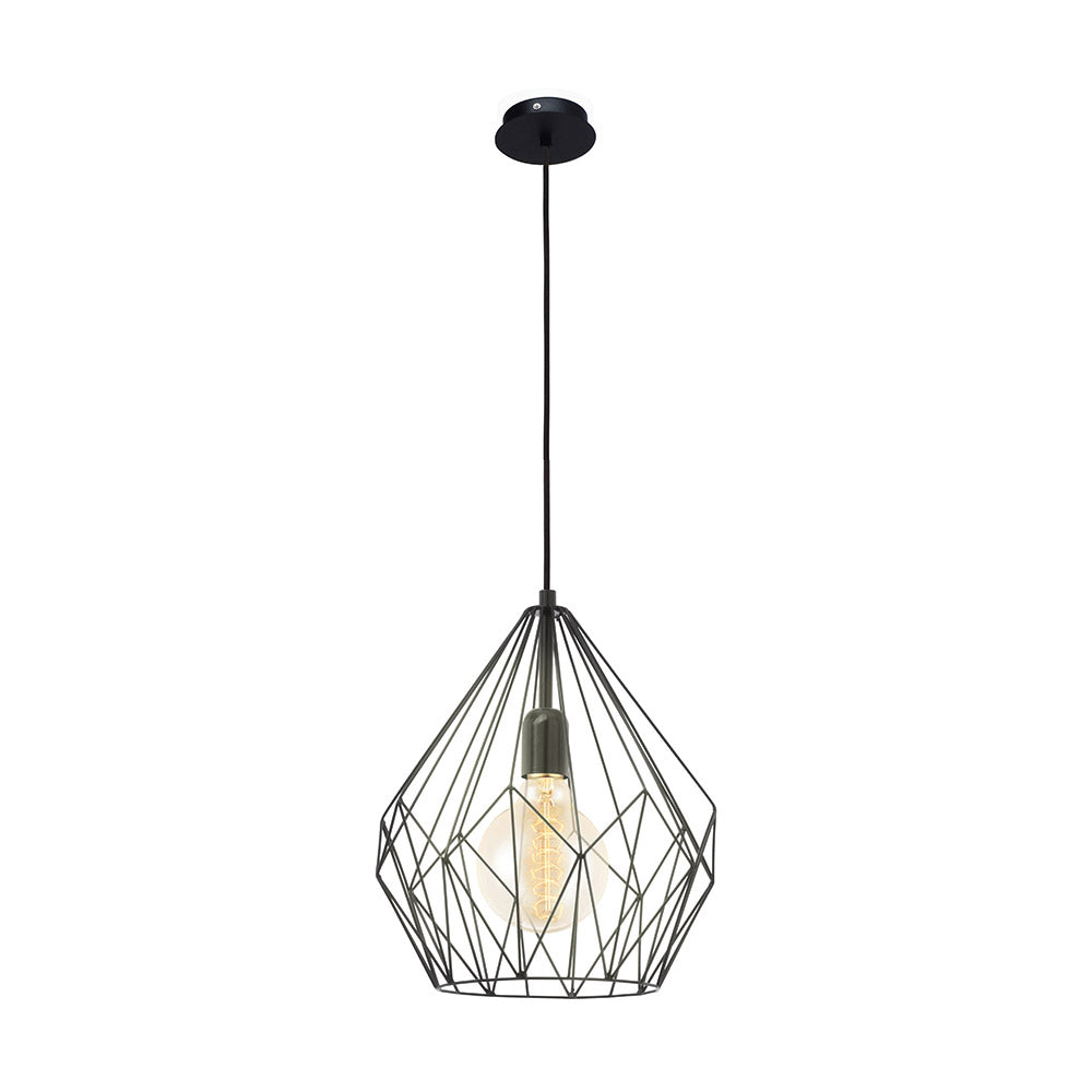 Eglo USA - 49257A - One Light Pendant - Carlton - Black