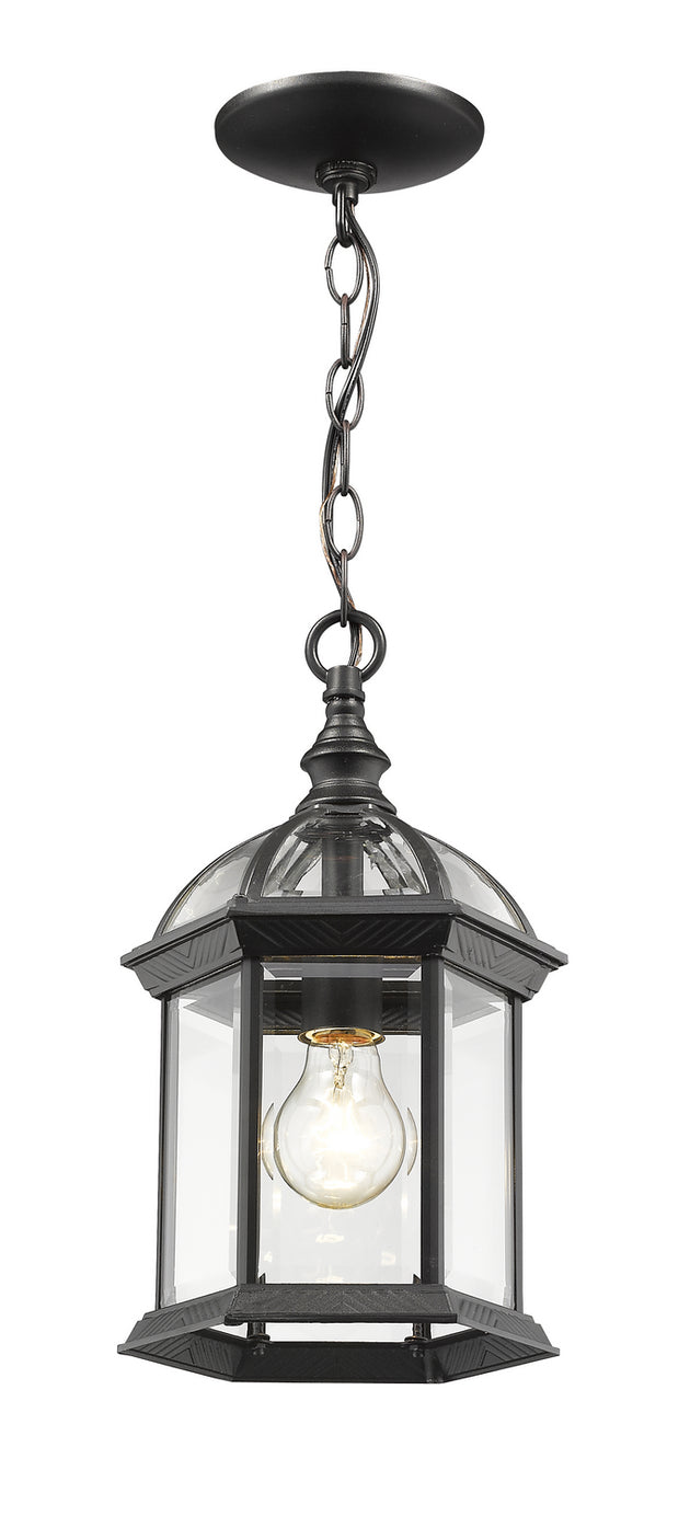 Z-Lite - 563CHM-BK - One Light Outdoor Chain Mount - Annex - Black