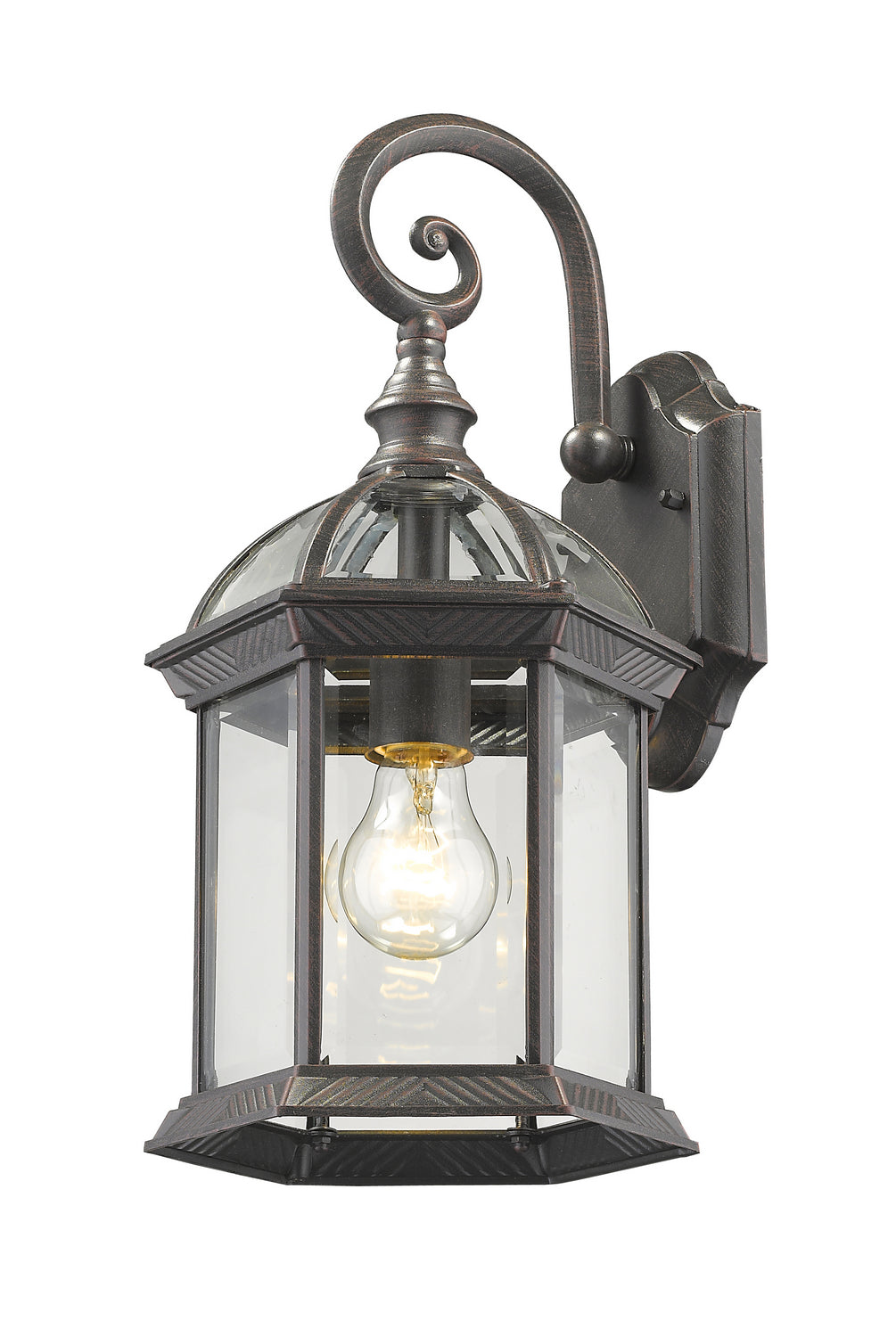 Z-Lite - 563M-RT - One Light Outdoor Wall Mount - Annex - Rust