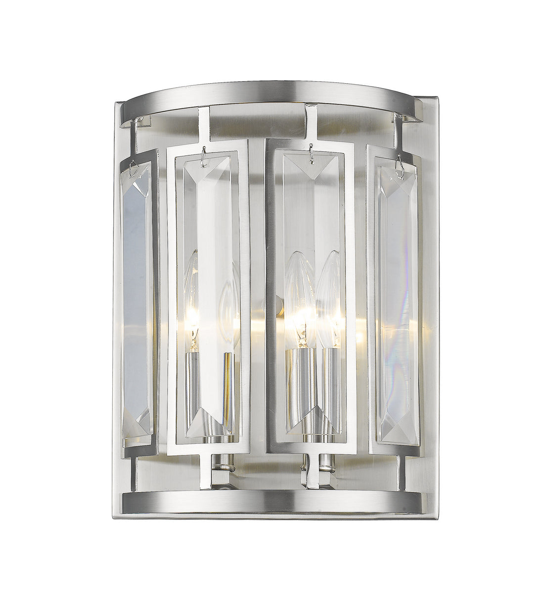 Z-Lite - 6007-2S-BN - Two Light Wall Sconce - Mersesse - Brushed Nickel