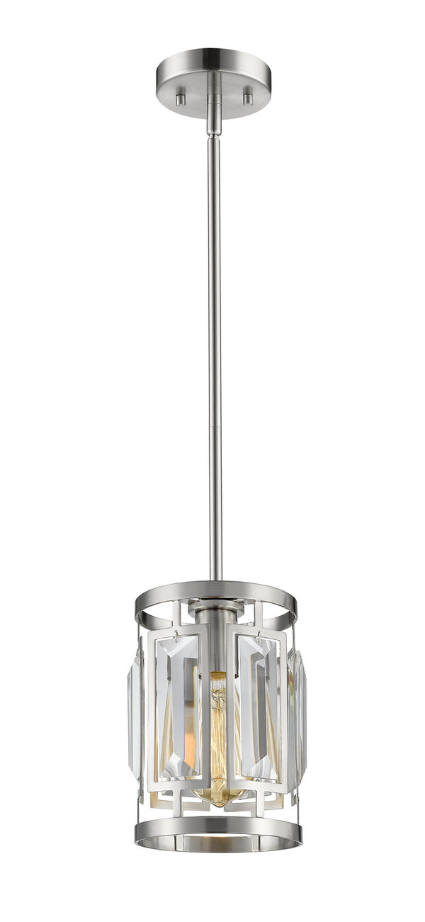 Z-Lite - 6007MP-BN - One Light Pendant - Mersesse - Brushed Nickel