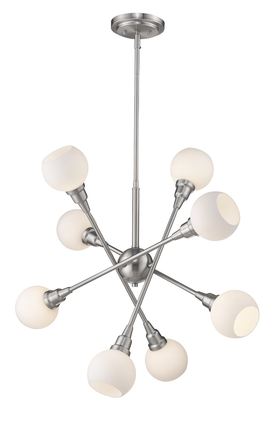 Z-Lite - 616-8C-BN - Eight Light Chandelier - Tian - Brushed Nickel