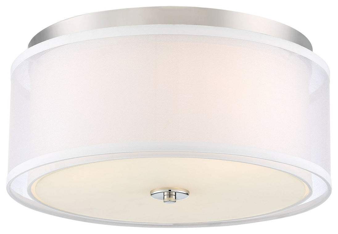 Minka-Lavery - 3078-613 - Three Light Flush Mount - Studio 5 - Polished Nickel