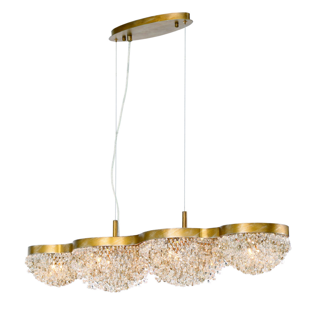 Eurofase - 31832-014 - Ten Light Chandelier - Mondo - Antique Gold