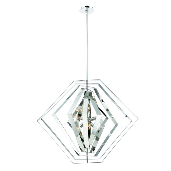 Eurofase - 31887-014 - Six Light Chandelier - Downtown - Chrome