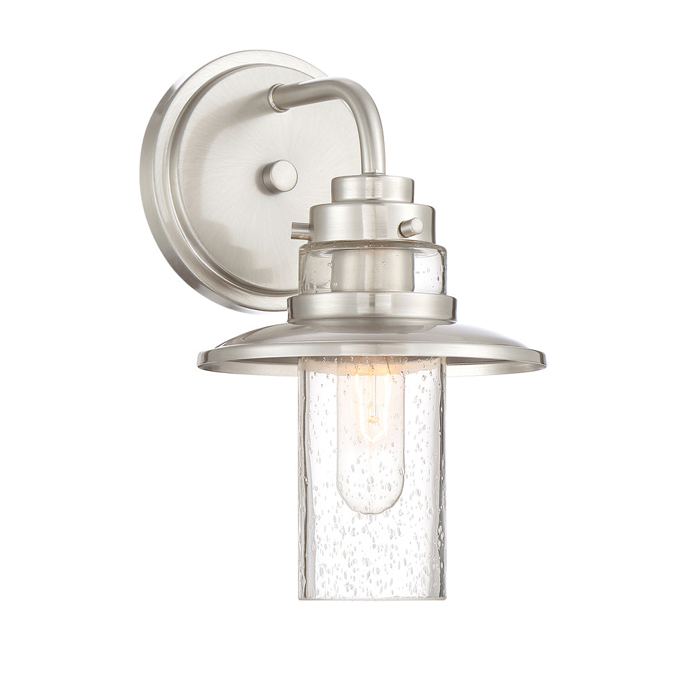 Designers Fountain - 91501-SP - One Light Wall Sconce - Dover - Satin Platinum