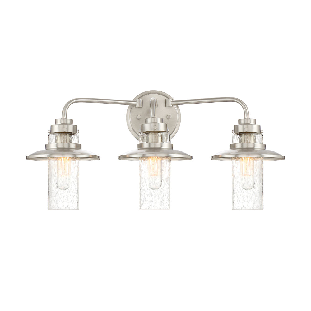 Designers Fountain - 91503-SP - Three Light Bath - Dover - Satin Platinum