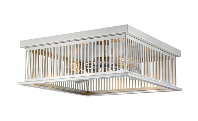 Z-Lite - 333F4BN - Four Light Flush Mount - Camellia - Brushed Nickel