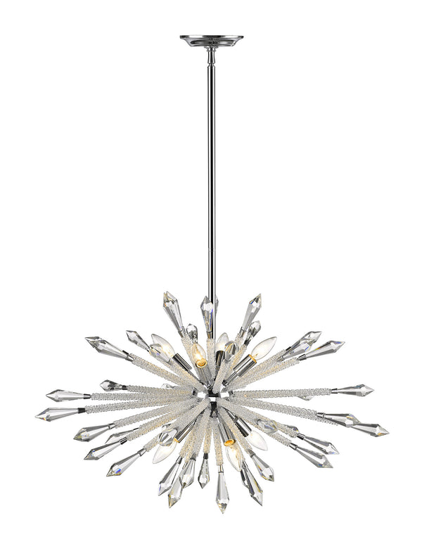 Z-Lite - 4002-8B - Eight Light Chandelier - Soleia - Chrome