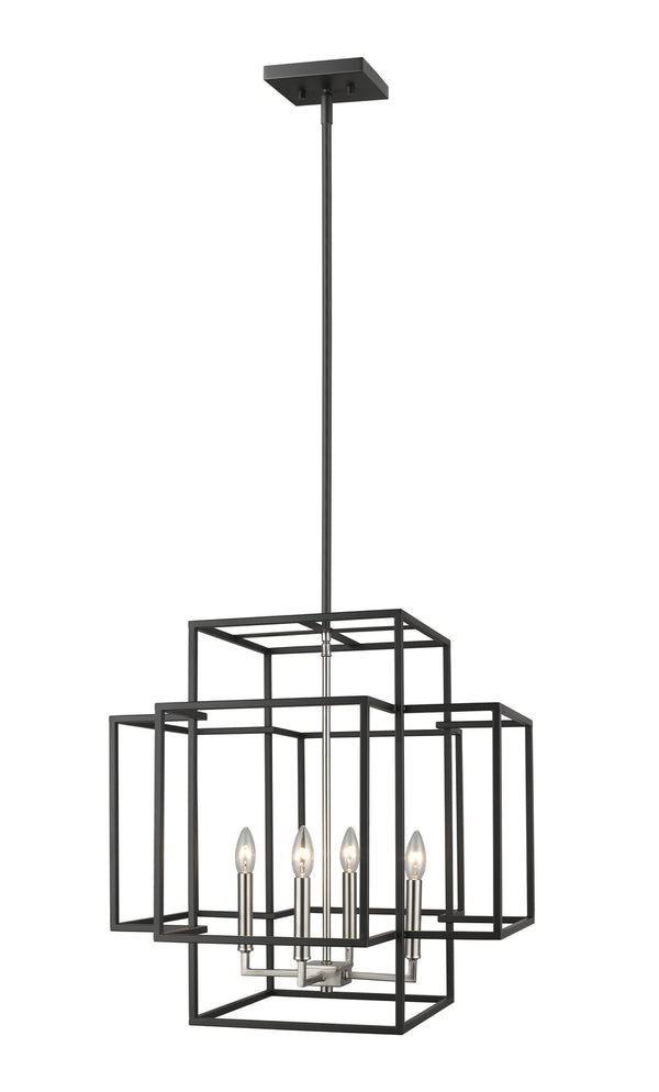 Z-Lite - 454-22BK-BN - Four Light Chandelier - Titania - Black / Brushed Nickel