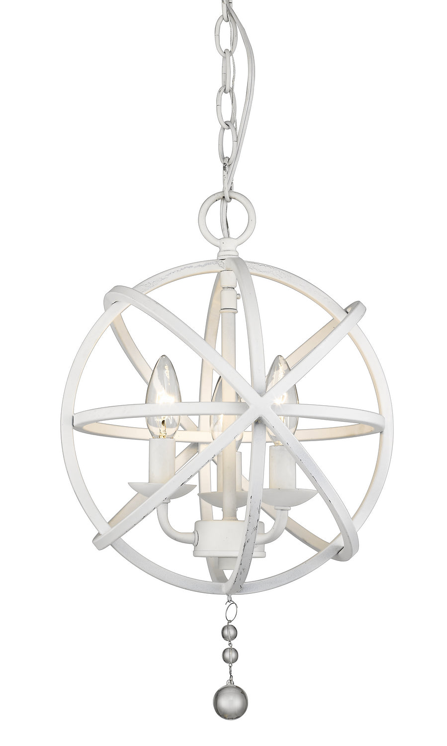 Z-Lite - 458-12MW - Three Light Chandelier - Tull - Matte White