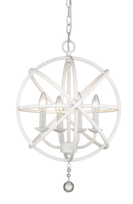 Z-Lite - 458-16MW - Four Light Chandelier - Tull - Matte White