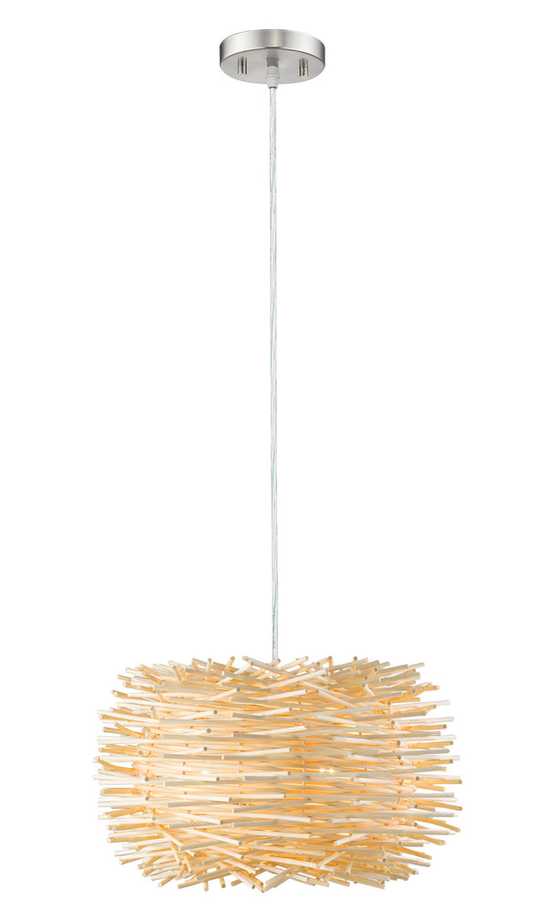 Z-Lite - 459-16NAT - One Light Pendant - Sora - Brushed Nickel