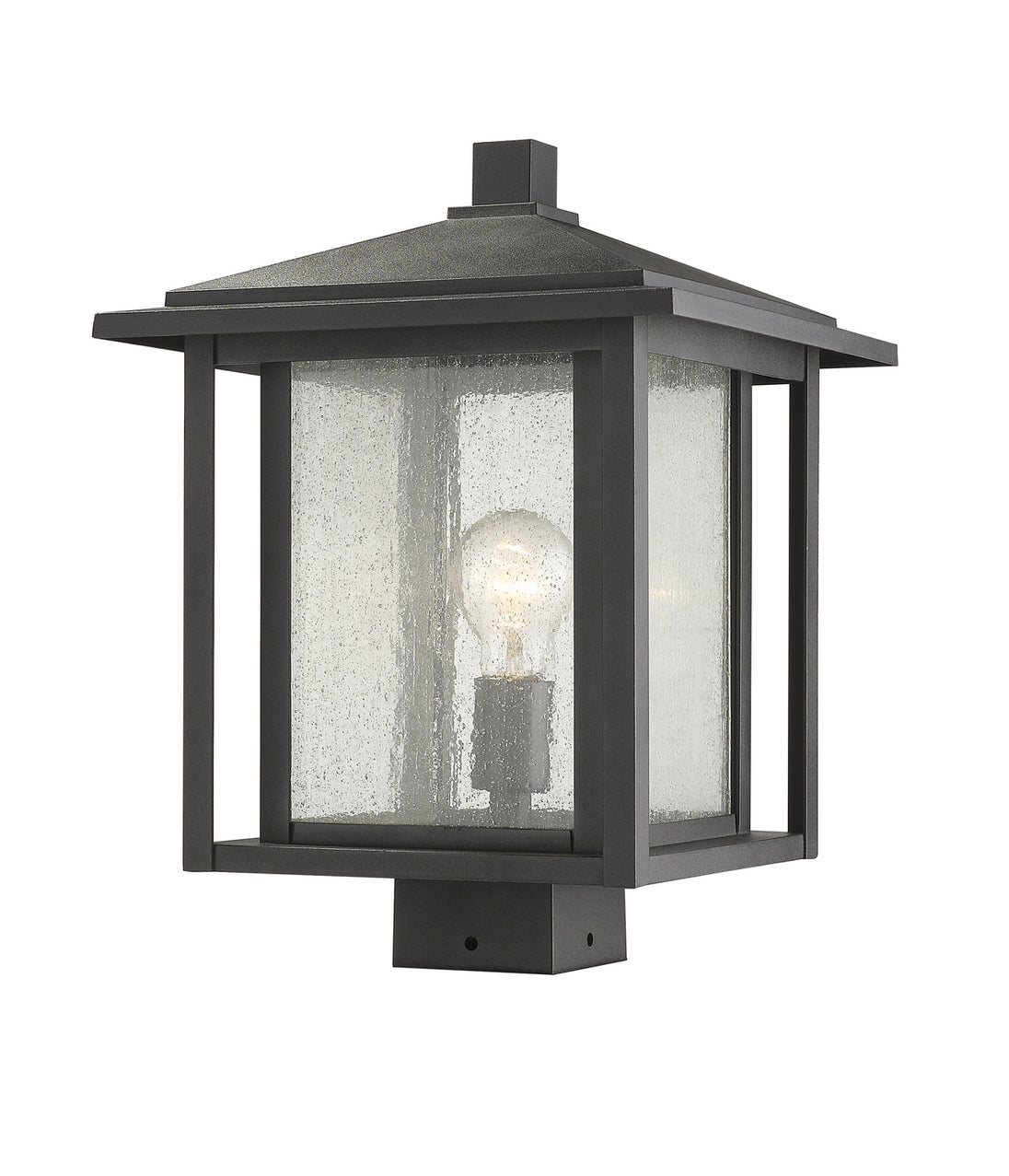 Z-Lite - 554PHBS-BK - One Light Outdoor Post Mount - Aspen - Black