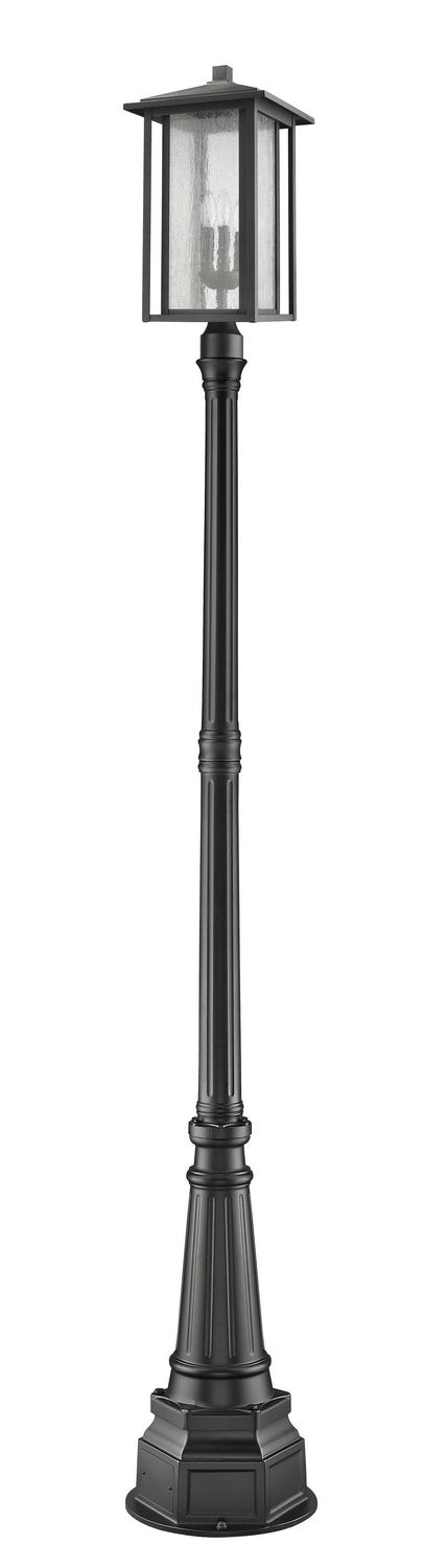 Z-Lite - 554PHXLR-564P-BK - Three Light Outdoor Post Mount - Aspen - Black