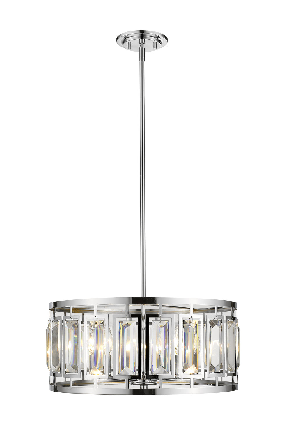 Z-Lite - 6007-19CH - Five Light Pendant - Mersesse - Chrome