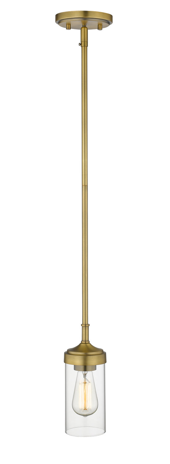 Z-Lite - 617MP-FB - One Light Pendant - Calliope - Foundry Brass