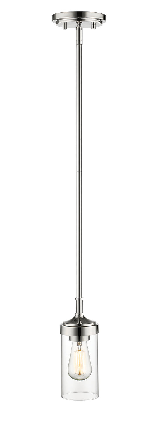 Z-Lite - 617MP-PN - One Light Pendant - Calliope - Polished Nickel