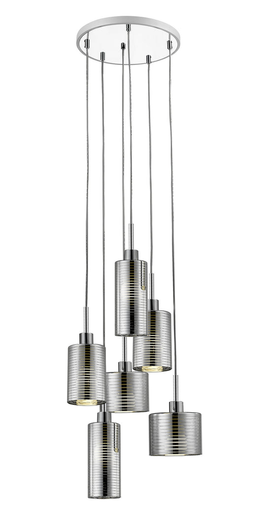 Z-Lite - 911-6 - Six Light Chandelier - Sempter - Chrome