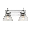 Golden - 3118-BA2 CH-SD - Two Light Bath Vanity - Hines CH - Chrome