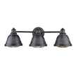 Golden - 7312-BA3 BP - Three Light Bath Vanity - Bartlett BP - Black Patina