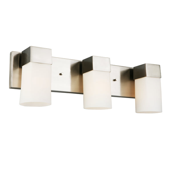 Eglo USA - 202864A - Three Light Bath Vanity - Ciara Springs - Brushed Nickel