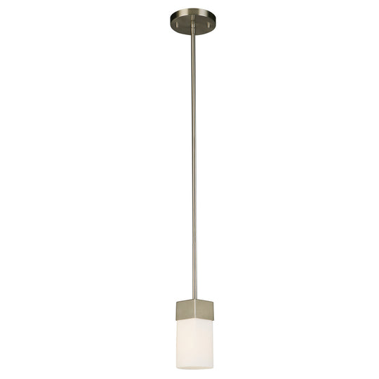 Eglo USA - 202866A - One Light Mini Pendant - Ciara Springs - Brushed Nickel