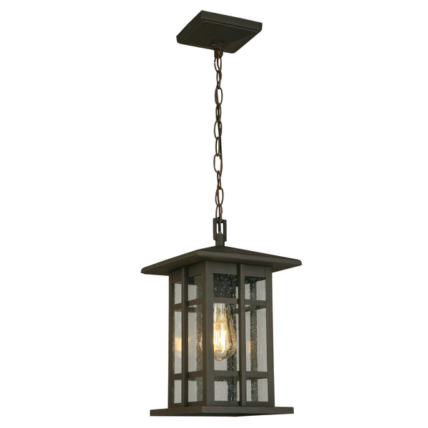 Eglo USA - 202891A - One Light Outdoor Pendant - Arlington Creek - Matte Bronze