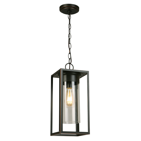 Eglo USA - 202898A - One Light Outdoor Pendant - Walker Hill - Oil Rubbed Bronze