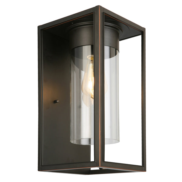 Eglo USA - 203032A - One Light Outdoor Wall Mount - Walker Hill - Oil Rubbed Bronze