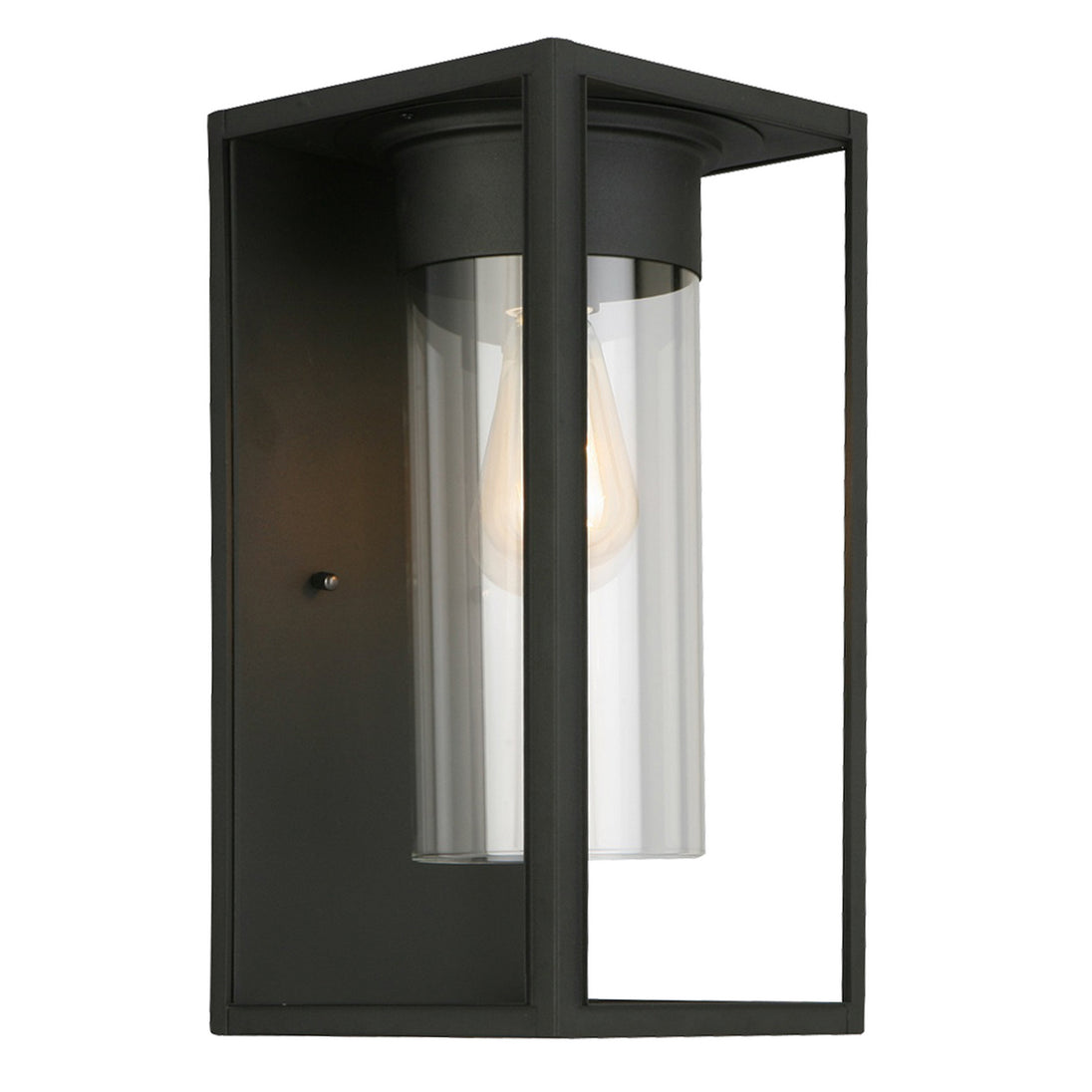 Eglo USA - 203033A - One Light Outdoor Wall Mount - Walker Hill - Matte Black