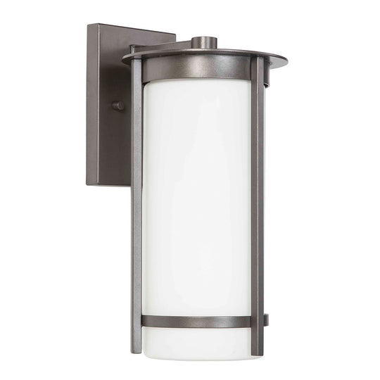 Eglo USA - 203112A - One Light Outdoor Wall Mount - Truxton - Graphite