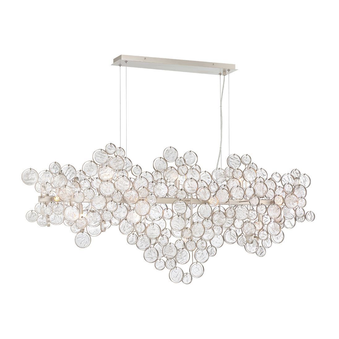 Eurofase - 34032-015 - 15 Light Chandelier - Trento - Champagne Silver