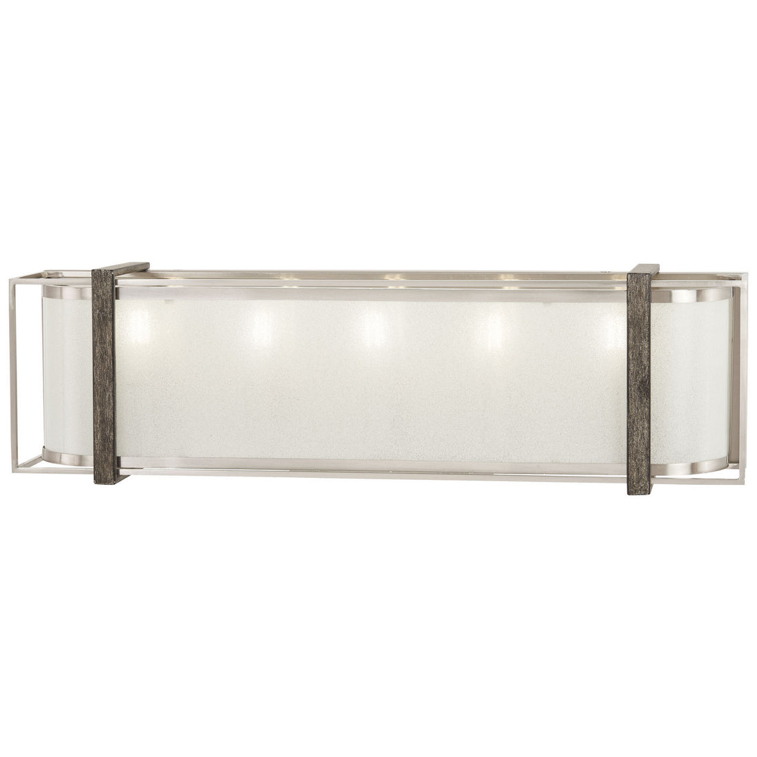 Minka-Lavery - 4565-098 - Five Light Bath - Tyson'S Gate - Brushed Nickel W/Shale Wood