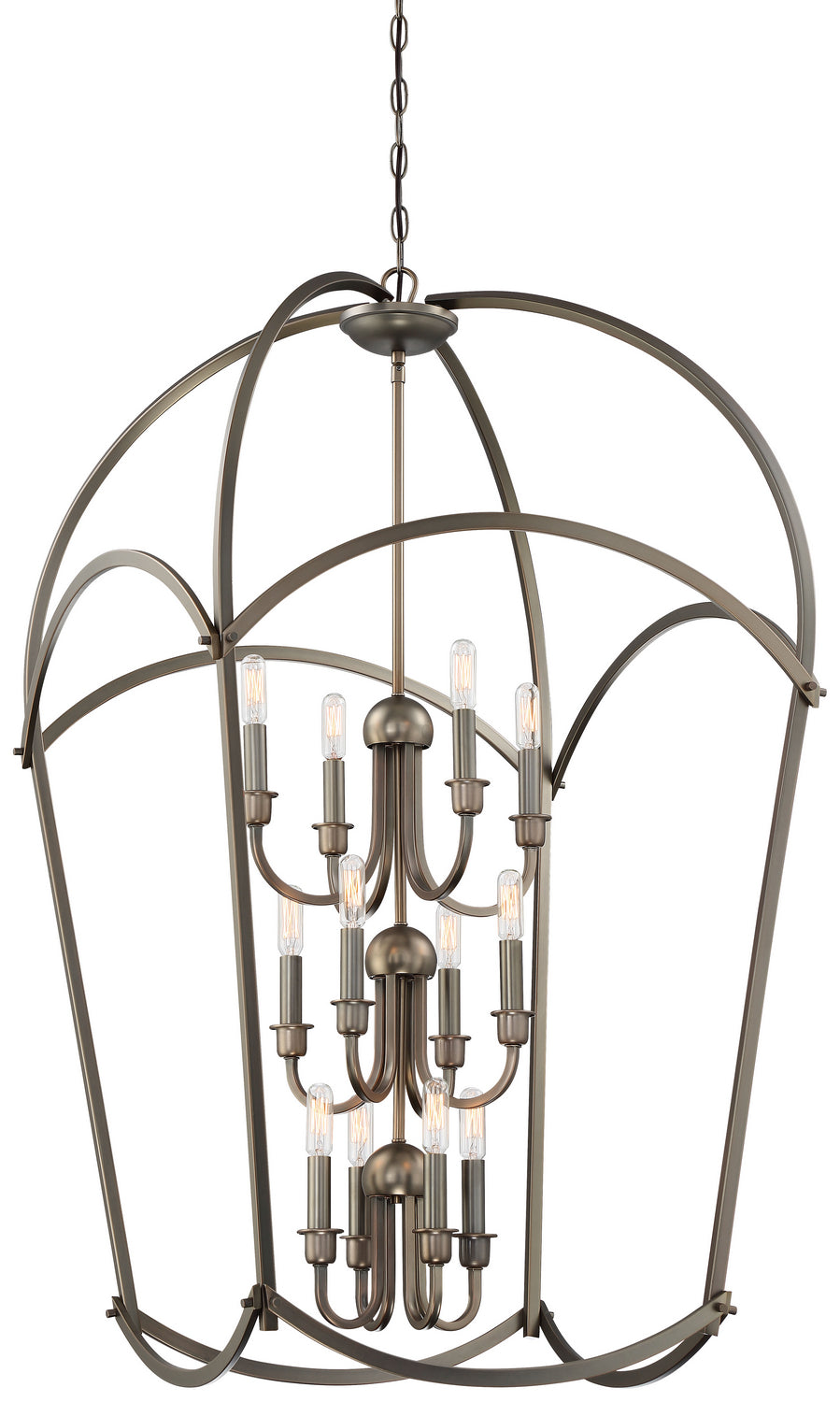 Minka-Lavery - 4775-281 - 12 Light Pendant - Jupiter'S Canopy - Harvard Court Bronze (Plated)