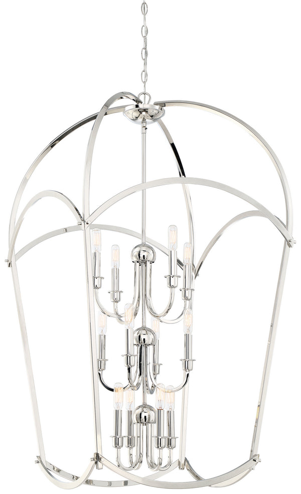 Minka-Lavery - 4775-613 - 12 Light Pendant - Jupiter'S Canopy - Polished Nickel