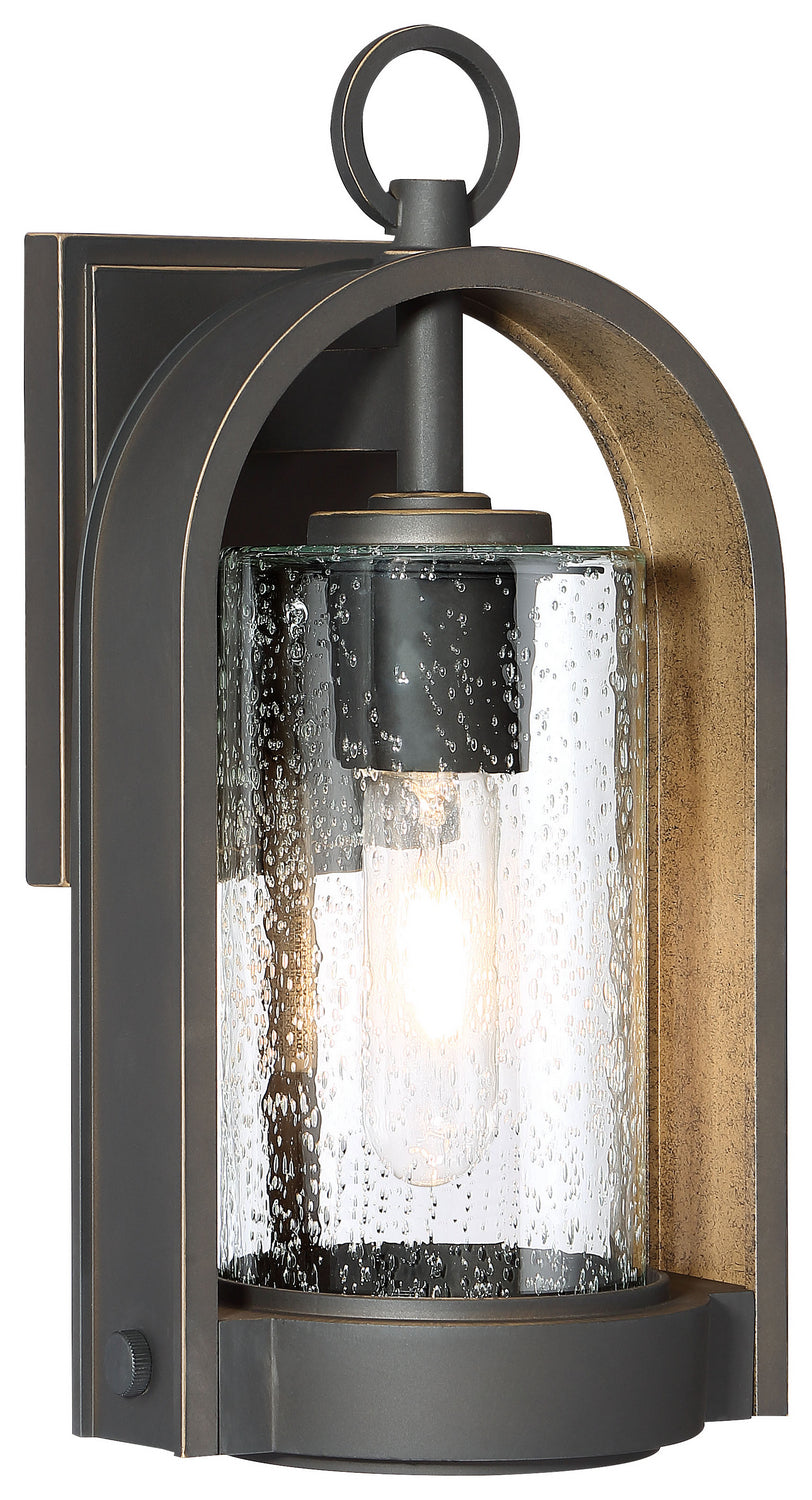 Minka-Lavery - 72451-143C - One Light Outdoor Wall Mount - Kamstra - Oil Rubbed Bronze W/ Gold High