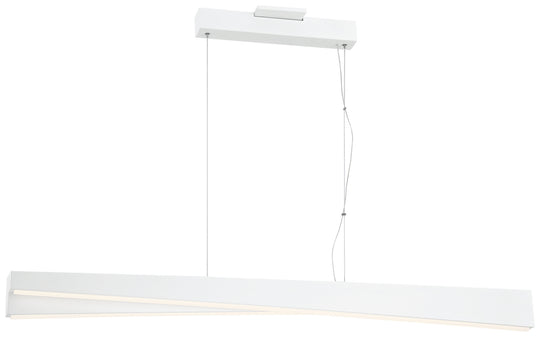 George Kovacs - P1155-655-L - LED Island Pendant - So Inclined - Sand White