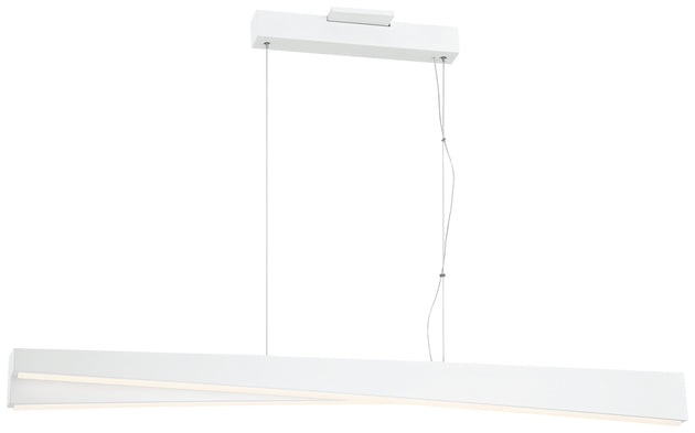 George Kovacs - P1155-655-L - LED Island Pendant - So Inclined - Sand White