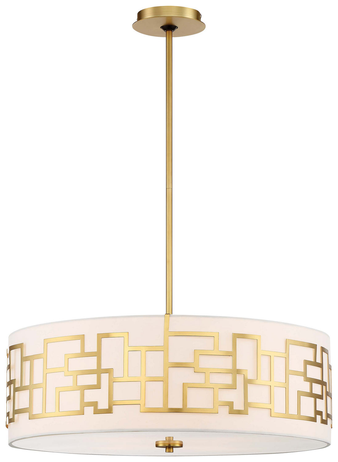 George Kovacs - P197-248 - Four Light Pendant - Alecia'S Necklace - Honey Gold