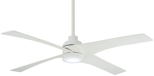 Minka Aire - F543L-WHF - 56"Ceiling Fan - Swept - Flat White