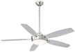 Minka Aire - F690L-BN/SL - 52"Ceiling Fan - Espace - Brushed Nickel W/ Silver