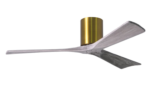 Matthews Fan Company - IR3H-BRBR-BW-52 - 52"Ceiling Fan - Irene - Brushed Brass