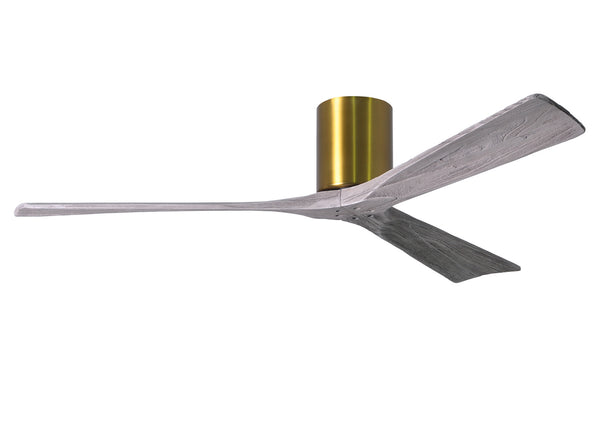 Matthews Fan Company - IR3H-BRBR-BW-60 - 60"Ceiling Fan - Irene - Brushed Brass