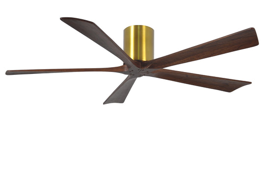 Matthews Fan Company - IR5H-BRBR-WA-60 - 60"Ceiling Fan - Irene - Brushed Brass