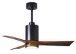 Matthews Fan Company - PA3-BK-WA-42 - 42"Ceiling Fan - Patricia - Matte Black