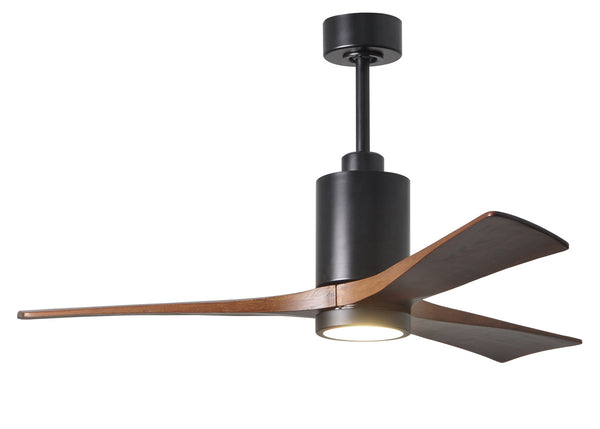 Matthews Fan Company - PA3-BK-WA-52 - 52"Ceiling Fan - Patricia - Matte Black